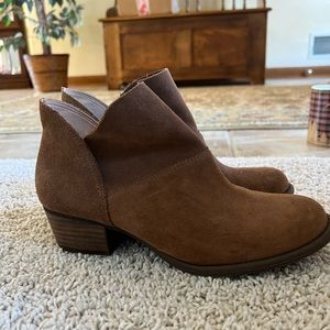 Brown booties